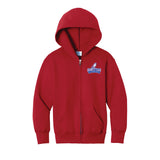 Zip-Up Hoodie | Red