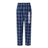 Flannel Pants | Navy Plaid