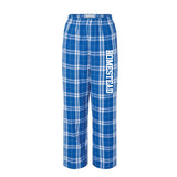 Flannel Pants | Royal Plaid