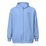 CCU Checkered Heart Unisex Zip-Up Hoodie
