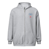 CCU Checkered Heart Unisex Zip-Up Hoodie
