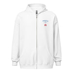 CCU Checkered Heart Unisex Zip-Up Hoodie