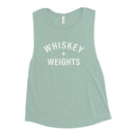 "Whiskey + Weights" Ladies’ Muscle Tank