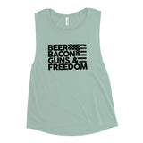"Freedom" Ladies’ Muscle Tank