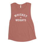 "Whiskey + Weights" Ladies’ Muscle Tank