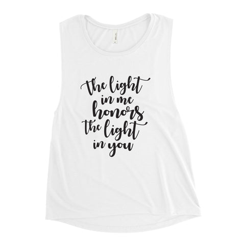 "Namaste" Ladies’ Muscle Tank